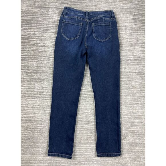Creative Soul Jeans Juniors 3 Blue Dark Wash Skinny‎ Cotton Blend - Picture 7 of 10